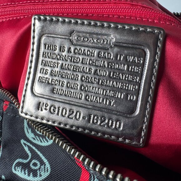 COACH POPPY GRAFFITI LUREX SATCHEL BAG #16200 - Picture 14 of 16